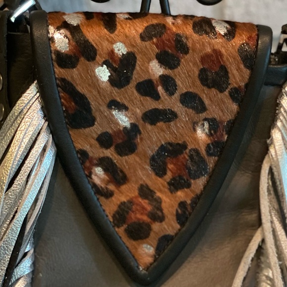 Leopard & metallic 8”x6”x3” Leather purse made in USA
A true statement piece! - Picture 9 of 15